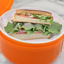 Smily Plastic lunch box, Small Box With 2in1 Spoon pack of 1 - justgrabit.in | Just Grab It