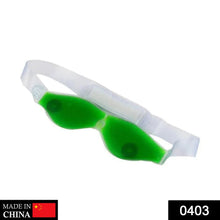 Cold Eye Mask with Stick - on Straps (Green) - Justgrabit Inc.