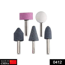 ' - 5 Pcs Shank Abrasive Mounted Stone (Multicolour) - Justgrabit Inc.