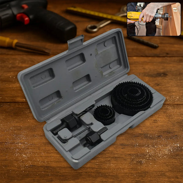 12 pcs 19 - 64mm Hole Saw Kit - Justgrabit Inc.
