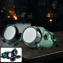 Welding Goggles (Dark Green, Large) - Justgrabit Inc.