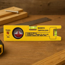 8 - inch Magnetic Torpedo Level with 1 Direction Pin, 2 Vials and 360 Degree View - Justgrabit Inc.