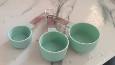Measuring Cups Set 1/3 Cup (78 ml), 1/4 Cup (59 ml), 1/8 Cup (30 ml) - justgrabit.in | Just Grab It