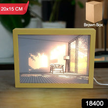 LED NightPainting Decoration Picture Frame Light (1 Pc / 20×15 CM) - justgrabit.in | Just Grab It