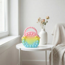 Rainbow Round Silicone Pop It Coin Purse (1 Pc) - justgrabit.in | Just Grab It