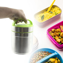 LEAK - PROOF THERMOS FLASK FOR HOT FOOD, WARM SOUP CUP, VACUUM INSULATED LUNCH BOX, FOOD BOX FOR THERMAL CONTAINER FOR FOOD STAINLESS STEEL (1.6 L) - justgrabit.in | Just Grab It