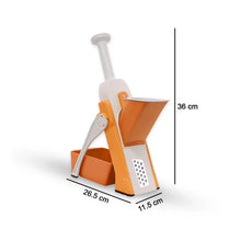 MULTI FUNCTIONAL TIME SAVING ADJUSTABLE HAND PRESS VEGETABLES CHOPPER - justgrabit.in | Just Grab It