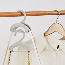 Compact Dual - Slot Multi - Purpose Plastic Hook Hanger (1 Pc) - justgrabit.in | Just Grab It