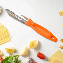 3in1 Multipurpose Stainless Steel Classic Kitchen Knife Set of 3 for Fruits and Vegetable Chopping / Cutting / Peeling, Kitchen Knife / Vegetable Peeler / Plain Knife - Justgrabit Inc.