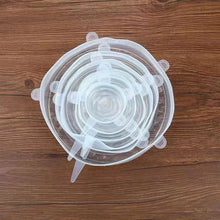 Silicone Food Cover Stretch Lids (6 Pcs Set / 62 Gm) - justgrabit.in | Just Grab It