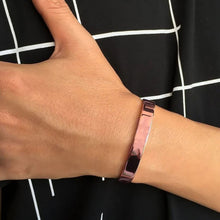 Elegant Rose Gold - Plated Open Cuff Bracelet Kada (1 Pc) - justgrabit.in | Just Grab It