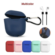 Silicone Shockproof Protection Wireless Headphones Carrying Box Cover with Metal Keychain - Justgrabit Inc.
