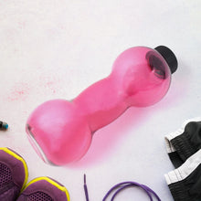 Unbreakable Plastic dumbbell Shape Water Bottle (550 ml / 1 Pc) - Justgrabit Inc.