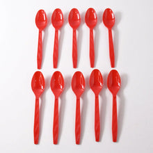 Reusable Food - Grade Plastic Spoons (10 Pc) - Justgrabit Inc.