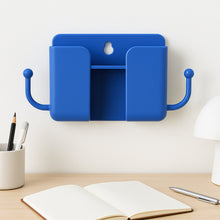 1 Pc Blue Wall mount Mobile Stand With Hook - justgrabit.in | Just Grab It