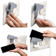 Plastic Secure Mobile Phone Charging Stand Holder (1 Pc / Mix Color) - justgrabit.in | Just Grab It