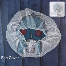 Cute Cartoon Character Fabric Mesh Fan Cover (1 Pc / Mix Design) - Justgrabit Inc.