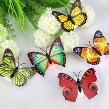 The Butterfly 3D Night Lamp Comes with 3D Illusion Design (1 Pc / Loose) - justgrabit.in | Just Grab It