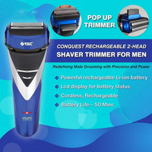 Orbit Rechargeable Electric Foil Shaver 2 Head shaver With Pop up trimmer (1 Pc) - justgrabit.in | Just Grab It