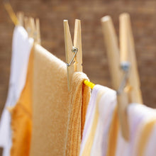 Heavy Duty Bamboo Wooden Cloth Clips / Pegs (10 Pcs Set) - justgrabit.in | Just Grab It