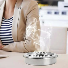 Decorative Mosquito Coil Holder Mosquito Coil Container, Incense Holder Safe Burning Coil Tray for Home Patio Pool Side Outdoor, Metal Tray - justgrabit.in | Just Grab It