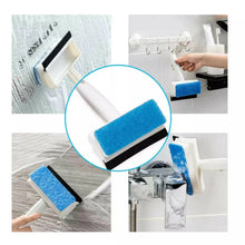 2 - in - 1 Glass Wiper & Brush – Double - Sided Cleaner for Mirrors, Tiles & Windows - justgrabit.in | Just Grab It
