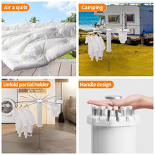 Foldable Rotary Clothes Drying Rack Stand (1 Pc) - justgrabit.in | Just Grab It