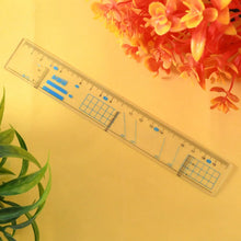 Multifunctional Transparent Plastic Geometry Ruler (1 Pc) - Justgrabit Inc.