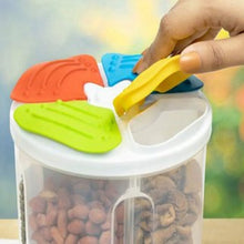 4 Section Storage containers airtight Transparent Food Plastic Storage Container - Justgrabit Inc.