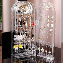 4 Folding Storage Hanger Acrylic Earring Screen Holder Display Stand Clear (1 Set) - Justgrabit Inc.