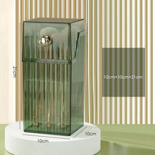 Square Plastic Storage Box with Flip Lid (1 Pc) - justgrabit.in | Just Grab It