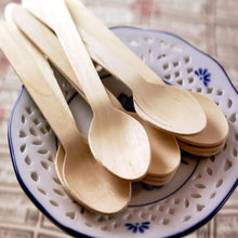 110mm Wooden Tea Spoon – 30 Pcs Pack - justgrabit.in | Just Grab It