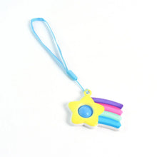 Stress Relief Silicone Push Fidget Toy Keychain for Kids (1 Pc) - Justgrabit Inc.