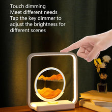 13477 3D Wireless Charging LED Light USB Quicksand Painting Lamp for Bedroom - justgrabit.in | Just Grab It