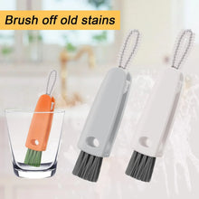 3 - in - 1 Multifunctional Cleaning Brush Set – Mini Bottle, Cup & Lid Cleaner (1 Pc) - Justgrabit Inc.