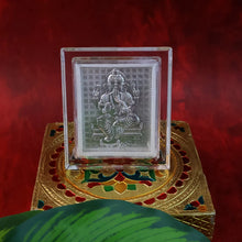Embossed Silver - Plated Lord Ganesha Photo Frame (1 Pc) - Justgrabit Inc.