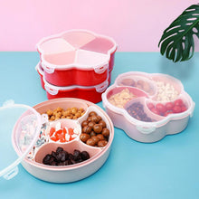 5Compartments Party Food Storage Snack Nuts Box - justgrabit.in | Just Grab It