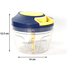 Chopper with Blades for Effortlessly Chopping Vegetables and Fruits for Your Kitchen (650ml) - Justgrabit Inc.