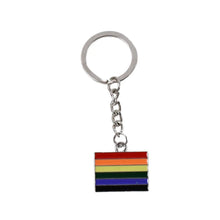 Rainbow Design Metal Keyring Key Chain (1 Pc Mix Design) - justgrabit.in | Just Grab It