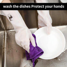 Reusable Deer Print Rubber Cleaning Gloves (1 Pair ) - Justgrabit Inc.
