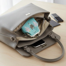Cute Cartoon Cat Printed Mini Coin Purse Keychain (1 Pc) - justgrabit.in | Just Grab It