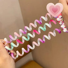 Colourful Telephone Wire Hairbands (1 pc / Mix Design), Hair accessories - justgrabit.in | Just Grab It