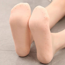 Anti - Crack Full Length Silicone Foot Protector Moisturizing Socks (1 Pair / Mix Size) - justgrabit.in | Just Grab It
