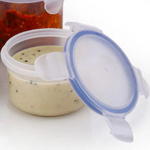 Plastic Liquid Round Airtight Food Storage Container with Leak Proof Locking Lid - Justgrabit Inc.