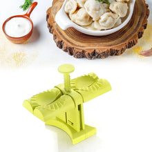 Double - Head Dumpling Maker Mold – Press Two Dumplings at Once (Brown Box) - justgrabit.in | Just Grab It