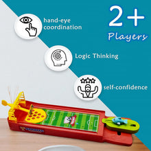 Mini Table Top Finger Football Game for Kids - Desktop Game for Kids & Adults, Fun Indoor Finger Bowling Game for Boys & Girls, Family Board Game - Justgrabit Inc.