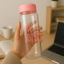 350 ml Approx Transparent Plastic Water Bottle with Leakproof Lid (1 Pc) - Justgrabit Inc.