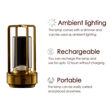 Crystal Lantern Lamp, Crystal Lantern Table Lamp, 3 Colors Rechargeable Cordless Led Lights for Restaurant / Bedroom Lights (1 Pc) - Justgrabit Inc.