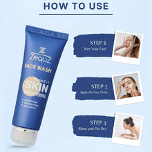 Zequz Vitamin C + E Brightening Face Wash - (200 ML) - justgrabit.in | Just Grab It