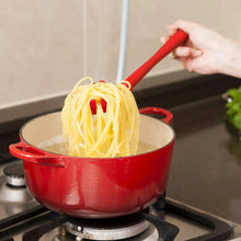 Pasta Fork Silicone Cookware Spaghetti Strainer Server Spoon no Hurt The Pot High Temperature Resistant Nonslip. - justgrabit.in | Just Grab It